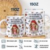 Just One More Chapter Reading - 3D Inflated Effect Printed Mug, Personalized White Edge-to-Edge Mug