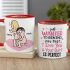 Just Wanted To Remind You That I Love You & Your Butt Is Perfect - Personalized Butt Couple Mug - Gift For Couple