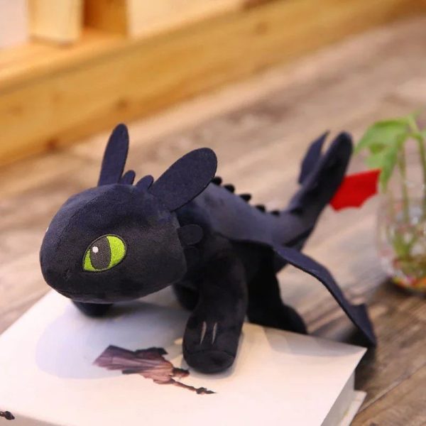 Kawaii 35cm Plush Dragon Toy - Adorable Stuffed Dinosaur for Kids' Gifts