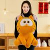 Kawaii Anime Garfield Plush Keychain - Cute Backpack Pendant for Kids