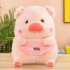 Kawaii Anime Pig Plush Toy - Soft Toast Pillow for Girls' Xmas Gift
