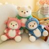 Kawaii Bear Plush Toy – Soft Stuffed Teddy in Suit for Kids and Adults