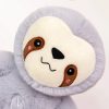 Kawaii Breathing Sloth Plush Toy - Soothing Sound & Light Sleep Companion