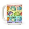 Kawaii Dragons Pattern Coffee Mug