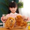 Kawaii Fluffy Chow Chow Plush Toy - Cute Lifelike Puppy for Kids