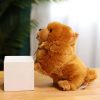 Kawaii Fluffy Chow Chow Plush Toy - Cute Lifelike Puppy for Kids