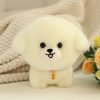 Kawaii Fluffy Puppy Plush Toy - Adorable Small Chow, Corgi & Yorkie Dolls