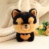 Kawaii Fluffy Puppy Plush Toy - Adorable Small Chow, Corgi & Yorkie Dolls