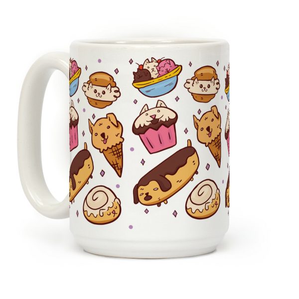 Kawaii Food Dogs Coffee Mug