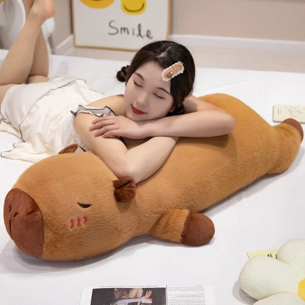 Kawaii Giant Capybara Plush Doll - Cozy Home Decor & Cute Companion