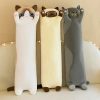 Kawaii Long Cat Plush Doll - Soft Stuffed Animal Pillow for Home Decor