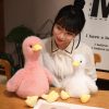 Kawaii Long-Haired Duck Plush Toy - Soft, Adorable Sleep Companion