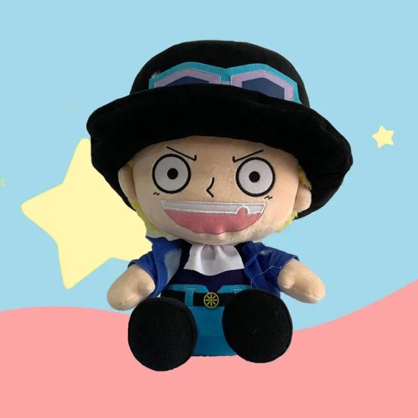 Kawaii One Piece Plush Dolls - Luffy & Chopper Soft Stuffed Toys