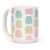 Kawaii Pastel Butt Pattern Coffee Mug