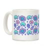 Kawaii Pastel Space Bounty Hunter and Aliens Parody Pattern Coffee Mug