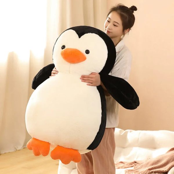 Kawaii Penguin Plush Toy – Soft Huggable Stuffed Animal for Kids