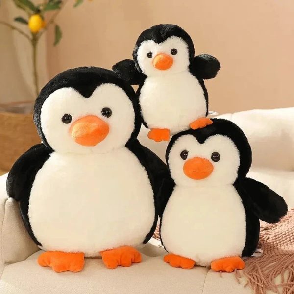 Kawaii Penguin Plush Toy – Soft Huggable Stuffed Animal for Kids