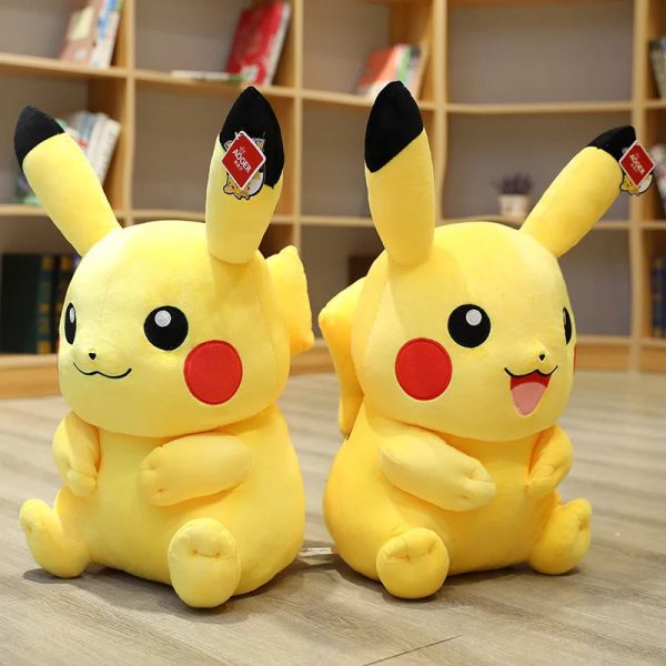 Kawaii Pikachu Plush Toy - Adorable Anime Throw Pillow for Kids & Friends