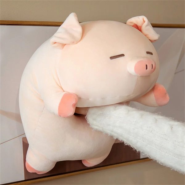 Kawaii Pink Pig Plush Toy - Soft Cushion for Cozy Decor & Gifts