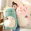 Kawaii Plush Dinosaur & Shiba Inu Pillow - Adorable Sleep Cushions