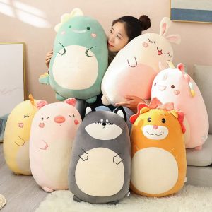Kawaii Plush Dinosaur & Shiba Inu Pillow - Adorable Sleep Cushions
