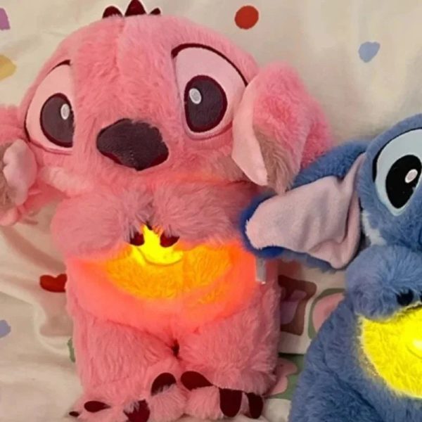 Kawaii Plush Doll: Soothing Musical Companion with Light & Air Bag