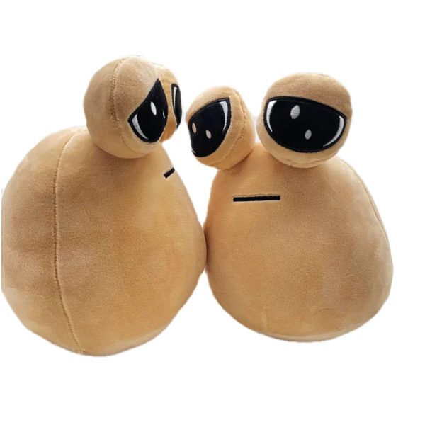 Kawaii Pou Plush Toy 22cm Cute Alien Pet Soft Stuffed Doll for Kids