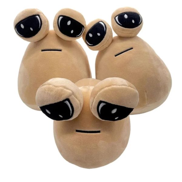 Kawaii Pou Plush Toy 22cm Cute Alien Pet Soft Stuffed Doll for Kids
