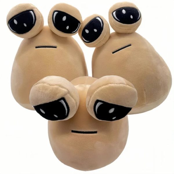 Kawaii Pou Plush Toy 22cm Cute Alien Pet Soft Stuffed Doll for Kids