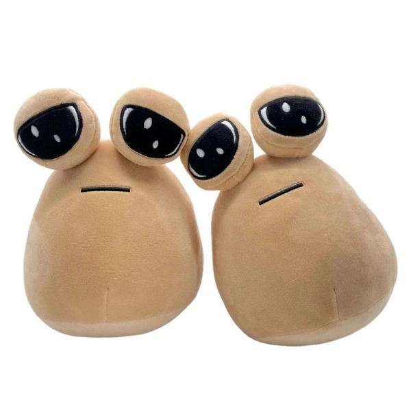 Kawaii Pou Plush Toy 22cm Cute Alien Pet Soft Stuffed Doll for Kids