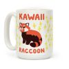 Kawaii Raccoon - Red Panda Coffee Mug