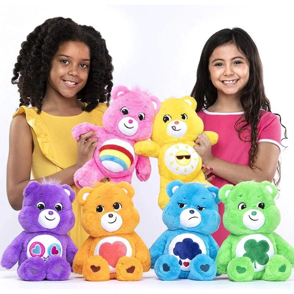 Kawaii Rainbow Bear Plush Toy - Colorful Anime Stuffed Doll for Room Decor