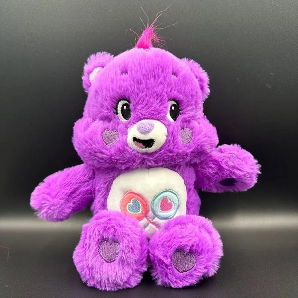 Kawaii Rainbow Bear Plush Toy - Colorful Anime Stuffed Doll for Room Decor