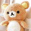 Kawaii Relax Bear Plush Cushion 60cm 80cm