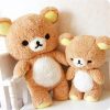 Kawaii Relax Bear Plush Cushion 60cm 80cm