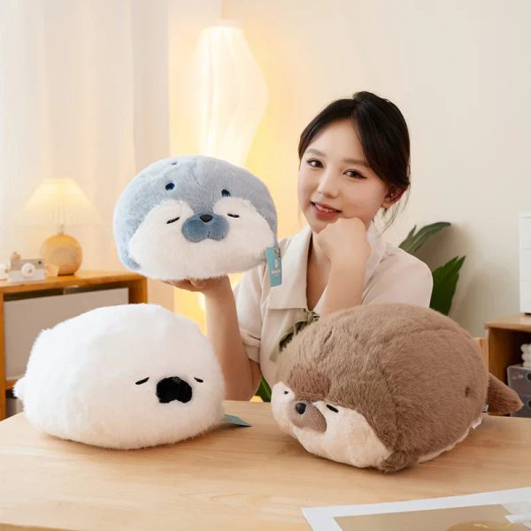 Kawaii Sea Otter Plush Doll - Adorable Gift for Kids