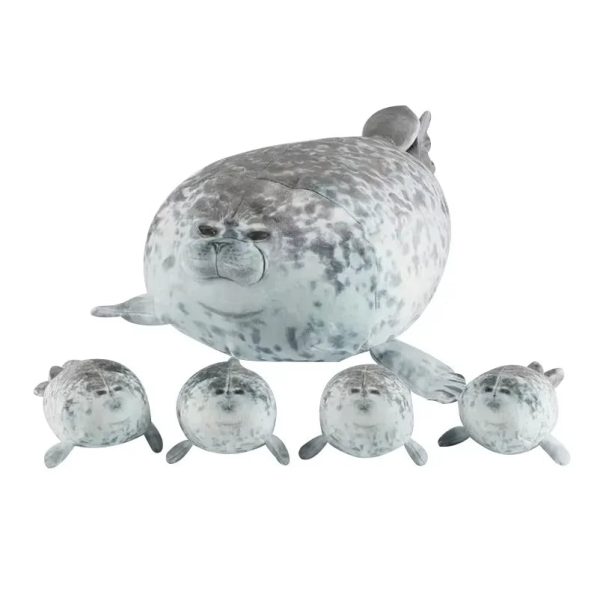 Kawaii Seal Family Plush Toys - Soft & Cuddly Gifts for All Ages