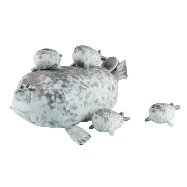 Kawaii Seal Family Plush Toys - Soft & Cuddly Gifts for All Ages