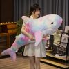 Kawaii Shark Plush Toy - Soft, Colorful, Perfect for Kids' Gifts!