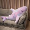 Kawaii Shark Plush Toy - Soft, Colorful, Perfect for Kids' Gifts!