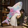 Kawaii Shark Plush Toy - Soft, Colorful, Perfect for Kids' Gifts!