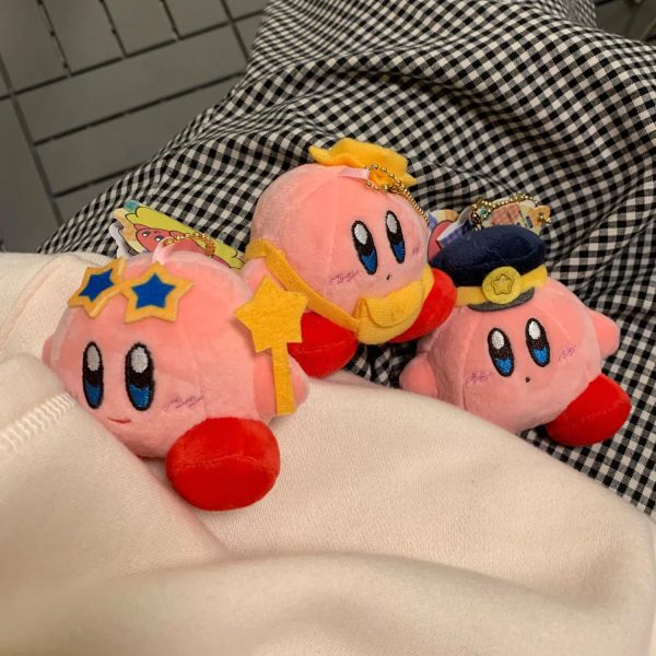 Kawaii Star Kirby Plush Doll Keychain - Cute Gift for Kids & Home Decor