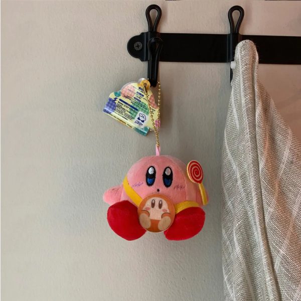 Kawaii Star Kirby Plush Doll Keychain - Cute Gift for Kids & Home Decor