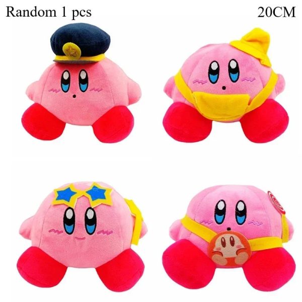 Kawaii Star Kirby Plush Toy - Adorable Ghost & Heart Doll for Kids