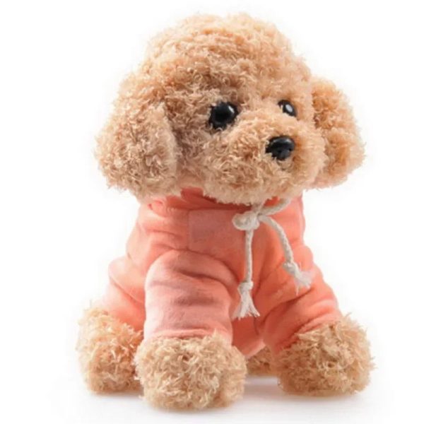 Kawaii Teddy Dog Plush Toy in Hoodie - Perfect Gift for Kids!