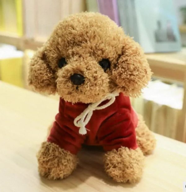 Kawaii Teddy Dog Plush Toy in Hoodie - Perfect Gift for Kids!