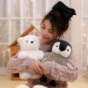 Kawali Fluffy Penguin Plush Toy – Soft Stuffed Animal for Kids and Gifts