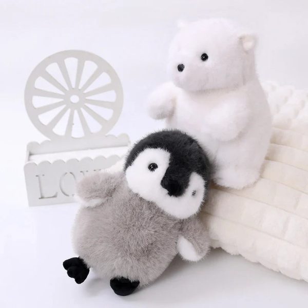 Kawali Fluffy Penguin Plush Toy – Soft Stuffed Animal for Kids and Gifts