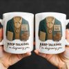 Keep Talking; I'm diagnosing you, Therapist Jacket, Notebook, Chair - Personalized Custom Coffee Mug - DOC004_MG