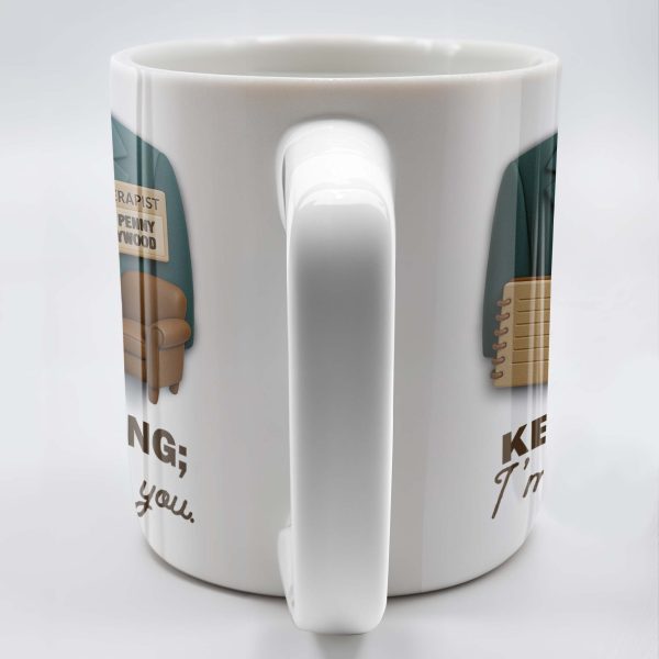 Keep Talking; I'm diagnosing you, Therapist Jacket, Notebook, Chair - Personalized Custom Coffee Mug - DOC004_MG
